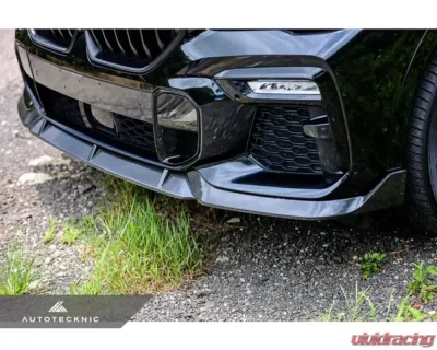 AutoTecknic Performance Dry Carbon Front Lip Set BMW G06 X6 M-Sport - BM-0308