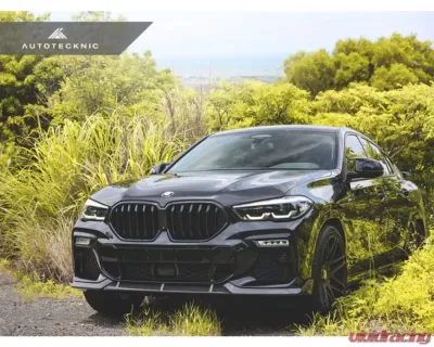 AutoTecknic Performance Dry Carbon Front Lip Set BMW G06 X6 M-Sport - BM-0308
