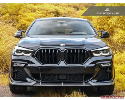 AutoTecknic Performance Dry Carbon Front Lip Set BMW G06 X6 M-Sport - BM-0308