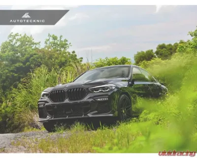 AutoTecknic Performance Dry Carbon Front Lip Set BMW G06 X6 M-Sport - BM-0308