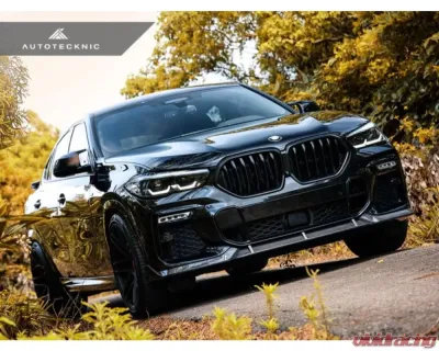 AutoTecknic Performance Dry Carbon Front Lip Set BMW G06 X6 M-Sport - BM-0308