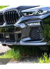 AutoTecknic Performance Dry Carbon Front Lip Set BMW G06 X6 M-Sport                                     - BM-0308 - Image 9