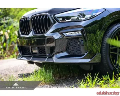 AutoTecknic Performance Dry Carbon Front Lip Set BMW G06 X6 M-Sport - BM-0308