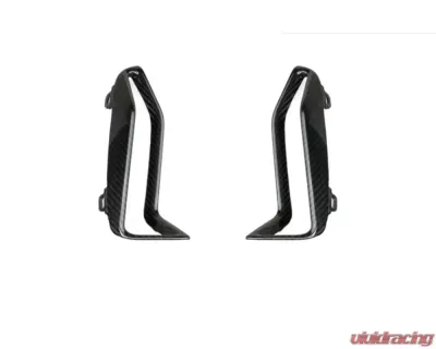 AutoTecknic Dry Carbon Front Bumper Grille Trim Set BMW G20 M340i M-Sport - BM-0316