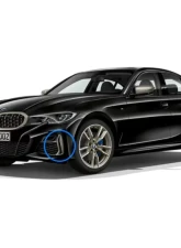 AutoTecknic Dry Carbon Front Bumper Grille Trim Set BMW G20 M340i M-Sport                                     - BM-0316 - Image 4
