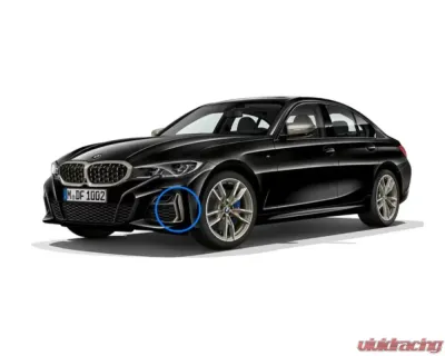 AutoTecknic Dry Carbon Front Bumper Grille Trim Set BMW G20 M340i M-Sport - BM-0316
