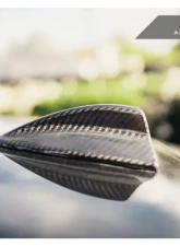 AutoTecknic Dry Carbon Roof Antenna Cover BMW E82 1-Series | E90 3-Series Sedan | E92 3-Series Coupe M3                                     - BM-0333 - Image 2