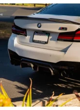 AutoTecknic Dry Carbon Competition Sport Rear Diffuser BMW F90 M5                                     - BM-0340 - Image 2