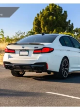 AutoTecknic Dry Carbon Competition Sport Rear Diffuser BMW F90 M5                                     - BM-0340 - Image 13