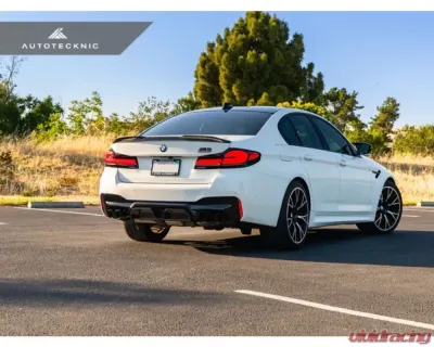 AutoTecknic Dry Carbon Competition Sport Rear Diffuser BMW F90 M5 - BM-0340