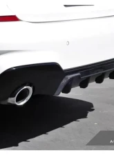 AutoTecknic Dry Carbon Extended-Fin Competition Rear Diffuser BMW G20 3-Series                                     - BM-0353 - Image 3