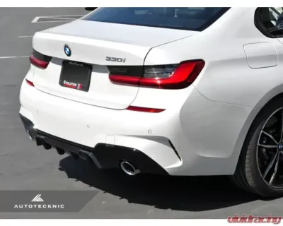 AutoTecknic Dry Carbon Extended-Fin Competition Rear Diffuser BMW G20 3-Series - BM-0353
