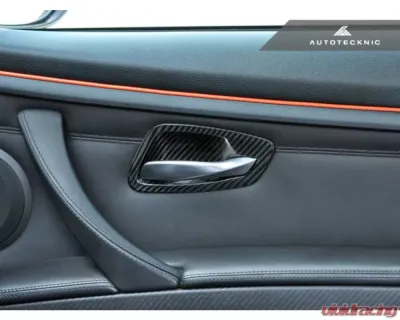 AutoTecknic Dry Carbon Interior Door Handle Trims BMW E92 3-Series | E93 3-Series | M3 - BM-0359