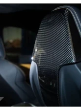 AutoTecknic Dry Carbon Seat Back Cover BMW F91 | F92 | F93 M8                                     - BM-0373-M8 - Image 6