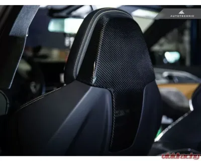 AutoTecknic Dry Carbon Seat Back Cover BMW F91 | F92 | F93 M8 - BM-0373-M8