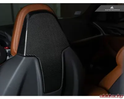 AutoTecknic Dry Carbon Seat Back Cover BMW F97 X3M | F98 X4M - BM-0373
