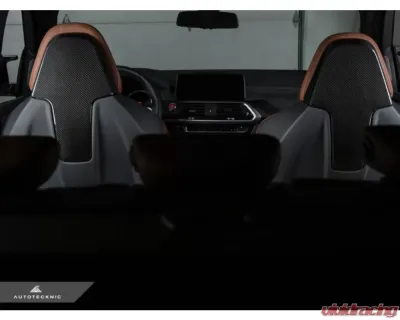 AutoTecknic Dry Carbon Seat Back Cover BMW F97 X3M | F98 X4M - BM-0373