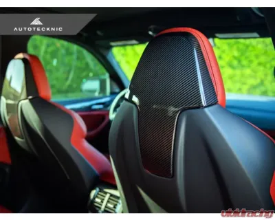 AutoTecknic Dry Carbon Seat Back Cover BMW F97 X3M | F98 X4M - BM-0373