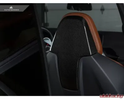AutoTecknic Dry Carbon Seat Back Cover BMW F97 X3M | F98 X4M - BM-0373