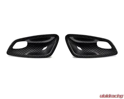 AutoTecknic Dry Carbon Interior Door Handle Trims BMW E82 1M | 1-Series - BM-0376