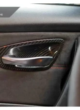 AutoTecknic Dry Carbon Interior Door Handle Trims BMW E82 1M | 1-Series                                     - BM-0376 - Image 2
