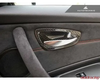 AutoTecknic Dry Carbon Interior Door Handle Trims BMW E82 1M | 1-Series - BM-0376