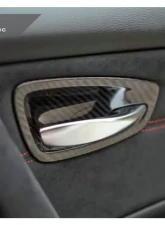 AutoTecknic Dry Carbon Interior Door Handle Trims BMW E82 1M | 1-Series                                     - BM-0376 - Image 6