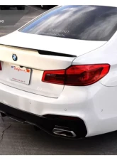 AutoTecknic Competition Extended-Kick Carbon Fiber Trunk Spoiler BMW F90 M5 | G30 5-Series Sedan                                     - BM-0390 - Image 2