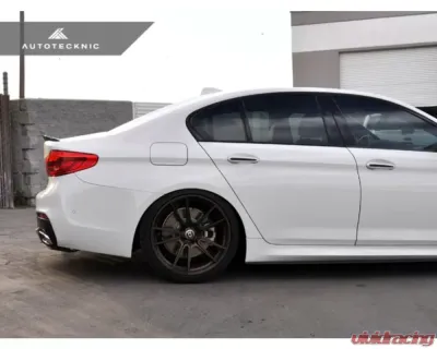 AutoTecknic Competition Extended-Kick Carbon Fiber Trunk Spoiler BMW F90 M5 | G30 5-Series Sedan - BM-0390