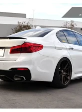 AutoTecknic Competition Extended-Kick Carbon Fiber Trunk Spoiler BMW F90 M5 | G30 5-Series Sedan                                     - BM-0390 - Image 4