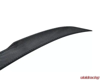 AutoTecknic Dry Carbon V1 Elevated Trunk Spoiler BMW G80 M3 - BM-0391-G80