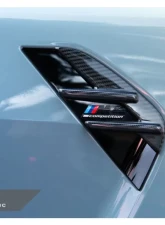 AutoTecknic Dry Carbon Fiber Fender Trim Set BMW G80 M3 | G82 | G83 M4                                     - BM-0407-G80 - Image 6