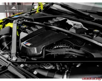 AutoTecknic Dry Carbon Fiber Engine Cover BMW G80 M3 | G82 | G83 M4 - BM-0408