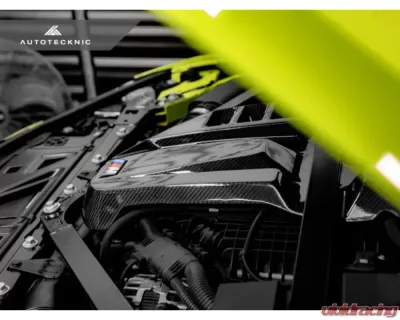 AutoTecknic Dry Carbon Fiber Engine Cover BMW G80 M3 | G82 | G83 M4 - BM-0408
