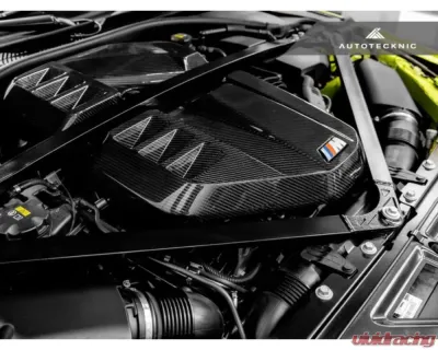 AutoTecknic Dry Carbon Fiber Engine Cover BMW G80 M3 | G82 | G83 M4 - BM-0408