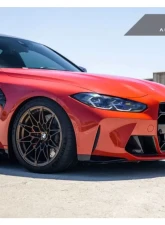 AutoTecknic Competizione Sport Gloss Black Front Grille BMW G80 M3 | G82 | G83 M4                                     - BM-0412-GB - Image 14