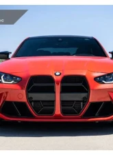 AutoTecknic Competizione Sport Gloss Black Front Grille BMW G80 M3 | G82 | G83 M4                                     - BM-0412-GB - Image 15