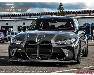 AutoTecknic Competizione Sport Gloss Black Front Grille BMW G80 M3 | G82 | G83 M4 - BM-0412-GB