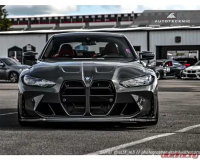 AutoTecknic Competizione Sport Gloss Black Front Grille BMW G80 M3 | G82 | G83 M4 - BM-0412-GB