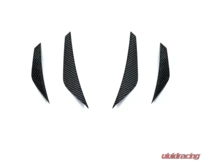 AutoTecknic Front Bumper Dry Carbon Canard Set BMW G80 M3 | G82 | G83 M4 - BM-0413