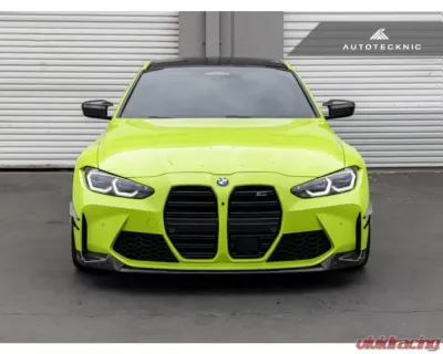 AutoTecknic Front Bumper Dry Carbon Canard Set BMW G80 M3 | G82 | G83 M4 - BM-0413