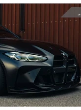 AutoTecknic Dry Carbon Motorsport V1 Front Grille BMW G80 M3 | G82 | G83 M4                                     - BM-0414-DCG-V1 - Image 2