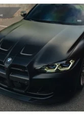 AutoTecknic Dry Carbon Motorsport V1 Front Grille BMW G80 M3 | G82 | G83 M4                                     - BM-0414-DCG-V1 - Image 3