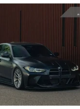 AutoTecknic Dry Carbon Motorsport V1 Front Grille BMW G80 M3 | G82 | G83 M4                                     - BM-0414-DCG-V1 - Image 5