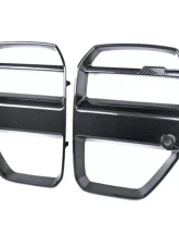 AutoTecknic Dry Carbon Motorsport V1 Front Grille BMW G80 M3 | G82 | G83 M4                                     - BM-0414-DCG-V1 - Image 6