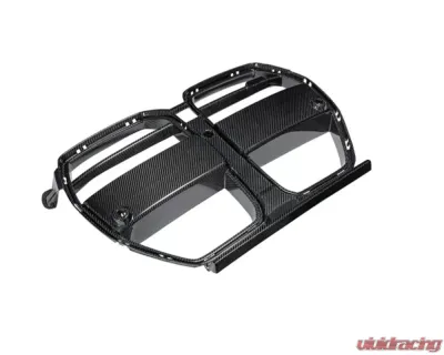 AutoTecknic Dry Carbon Motorsport V2 Front Grille BMW G80 M3 | G82 | G83 M4 - BM-0414-DCG-V2