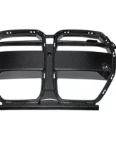 AutoTecknic Dry Carbon Motorsport V2 Front Grille BMW G80 M3 | G82 | G83 M4                                     - BM-0414-DCG-V2 - Image 4
