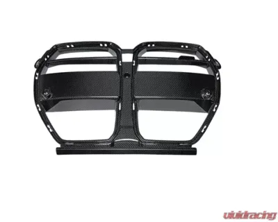 AutoTecknic Dry Carbon Motorsport V2 Front Grille BMW G80 M3 | G82 | G83 M4 - BM-0414-DCG-V2
