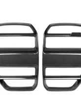 AutoTecknic Dry Carbon Podium V1 Front Grille BMW G80 M3 | G82 | G83 M4                                     - BM-0415-DCG - Image 12