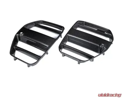 AutoTecknic Dry Carbon Podium V1 Front Grille BMW G80 M3 | G82 | G83 M4 - BM-0415-DCG